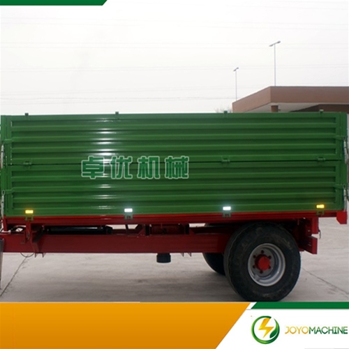 5噸歐式自卸后翻農用拖車廠家